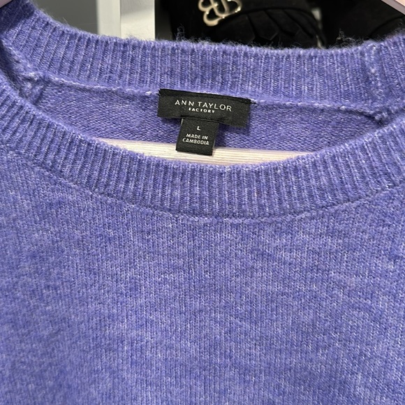 Ann Taylor Factory Periwinkle Sweater - Picture 3 of 5